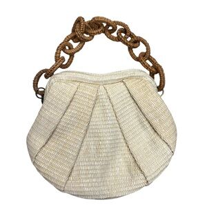 Antik Kraft Cream Woven Spring/ Summer Bag